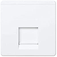 Los mejores  - Placa 1 conector RJ45 AMP con guardapolvo Simon 27 Play Blanco